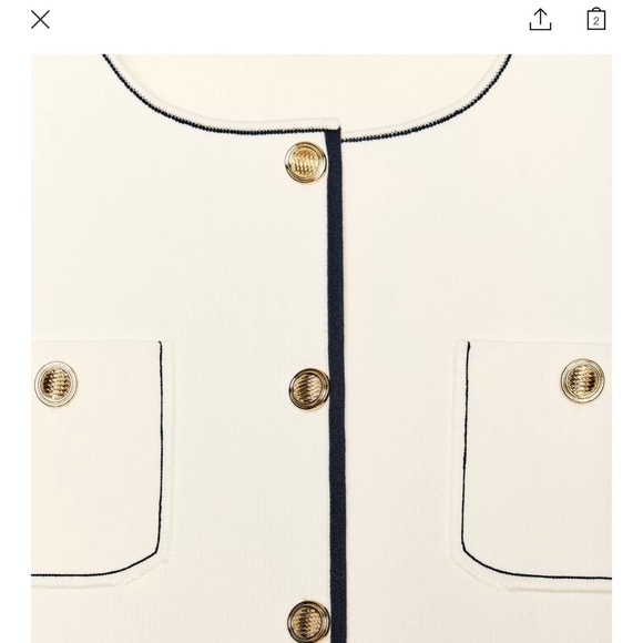 NWT Long Two Tone Designer Cardigan S. L - Picture 7 of 8